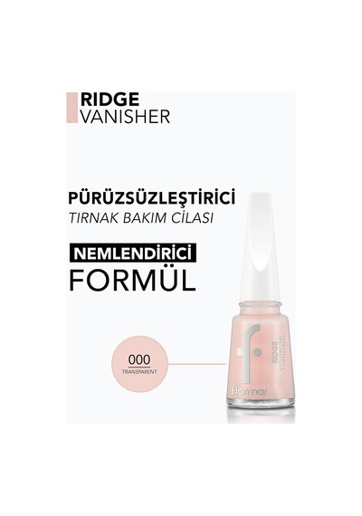 Lexroo Ridge Vanisher Nemlendirici & Pürüzsüzleştirici Oje Bazı/tırnak Cilası Belirtilmemiş