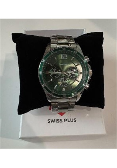 Swiss Plus Man Watch Basic Seri Model-2 St3516ags Green-silver Diğer