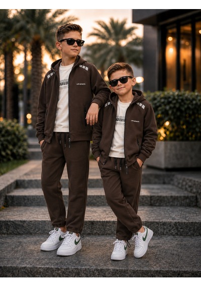 Kokoş Bebe Life Sports 3 Parça Mevsimlik Erkek Çocuk Takım - 7/15 Yaş - 31906 Kahverengi Kokoş Bebe Life Sports 3 Parça Mevsimlik Erkek Çocuk Takım - 7/15 Yaş - 31906 Kahverengi