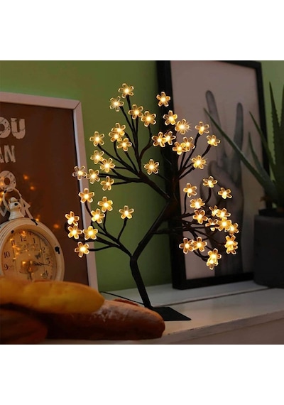 Greentech Dekoratif Kiraz Ağacı Masaüstü Usb Led Lamba/gt-cl16 Çok Renkli