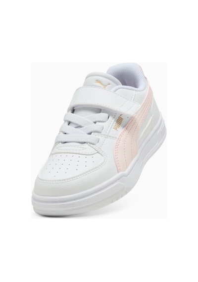 Puma Caven Çocuk Spor Ayakkabı Cırt Cırtlı Rahat Günlük Sneaker Beyaz/pembe
