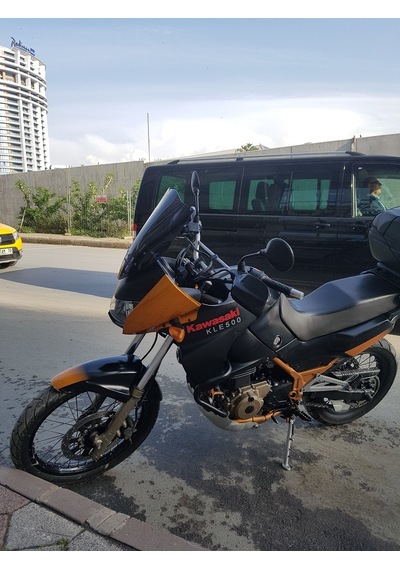 05-08 Kawasakı Kle 500 Füme Uzun Cam Zeus 44Cm 4Mm Kle500 Cam (368633521)