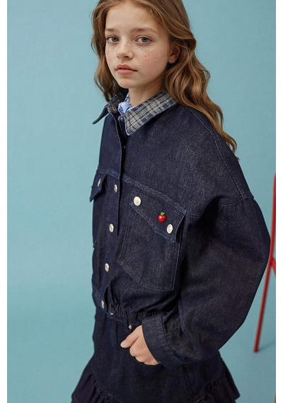 Defacto Denim Ceket Kız Çocuk H2269a826spnm28 Mavi-nm28