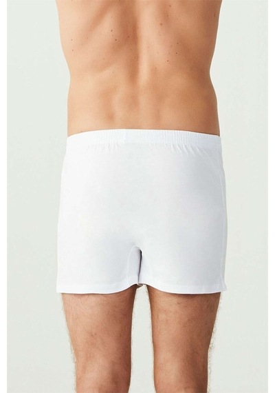 U.S. Polo Assn. U.S Polo Assn. 80054 Erkek Pamuk Boxer-Beyaz - L Beyaz