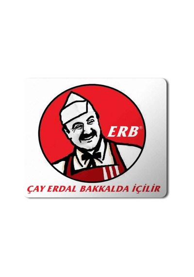 Çay Erdal Bakkalda İçilir Erb Baskılı Mousepad Mouse Pad