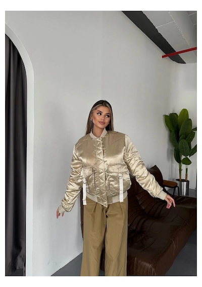 Lea Vıntage Gold Renk Mont