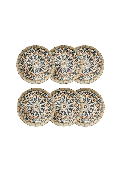Ephesus Çukur Tabak Seti 23cm -6lı Çok Renkli