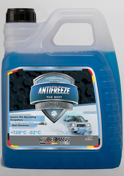 Wöbermann Mavi Antifriz 4 Mevsim Organik -52 C 4 Lt.