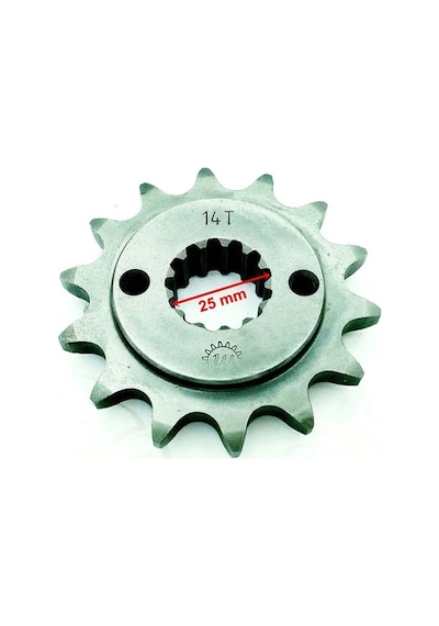 Atv Atv Yuki J-Mal Jumbo 400 Ön Dişli 525-14T Iç 25X13 Freze Öm