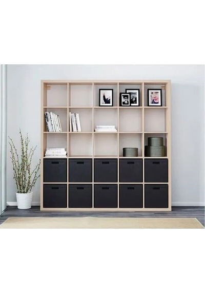 Ikea Kallax Açık Raf Ünitesi, Ağartılmış Meşe Görünümlü 182x182 Cm Meşe