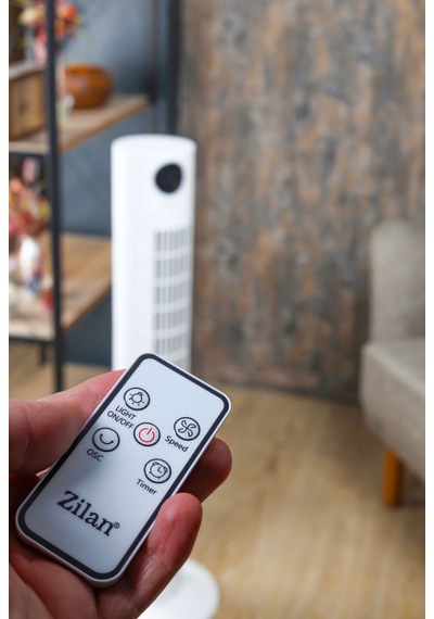 Zilan Zln1023 Air Cooler Kule Tipi Fan Uzaktan Kumandalı, Dokunmatik