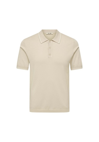 Only & Sons Erkek Bej Polo Tişört 22022219-slg Krem