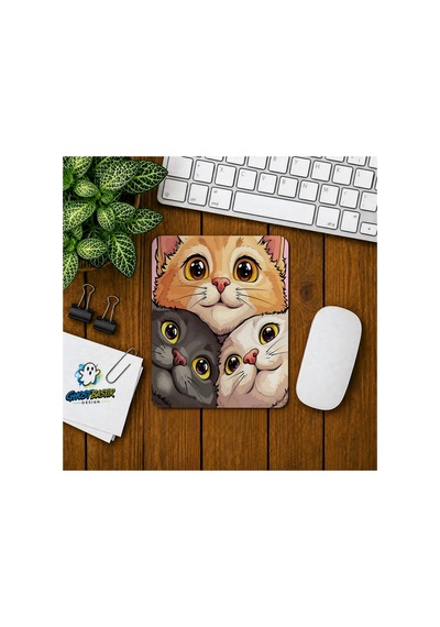 Kediler Baskılı Oyuncu Mousepad 0115
