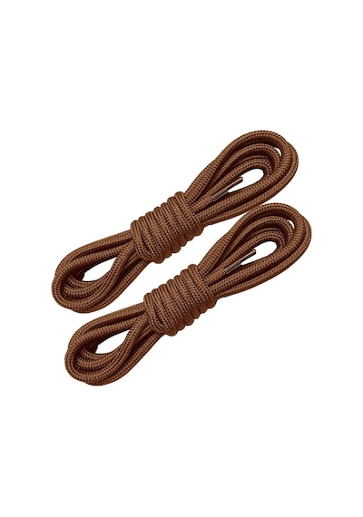 Neystore 120 Cm Extra Sağlam Yuvarlak, Fitilli Bot Bağcığı,kahverengi