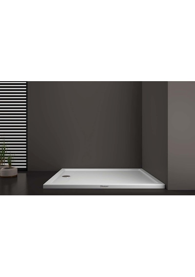Shower Slimflat Dikdörtgen Duş Teknesi 80X120 Cm