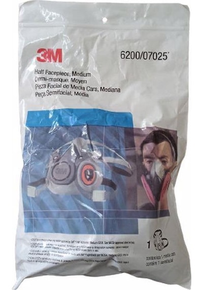 3M 6200 Yarım Yüz Maskesi + 3M 6057 Abe Filtre + 3M 5935 P3