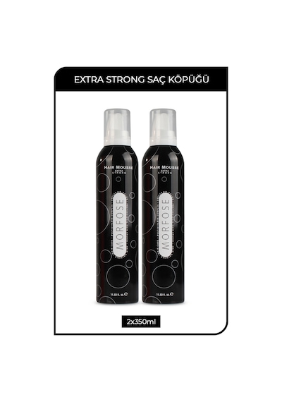 Morfose Extra Strong Saç Köpüğü 2 x 350 ML