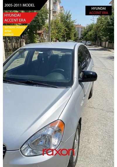 Hyundaı Accent Era 2005-2011 Batman & Yarasa Ayna Kapağı Parlak Piano Black Sport