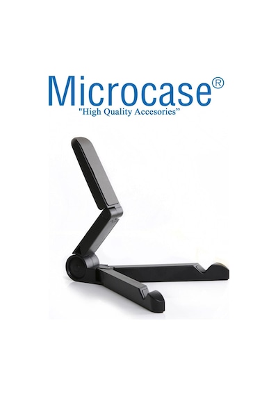 Microcase Katlanabilir Telefon Tablet Tutucu Stand - Al2457 Siyah