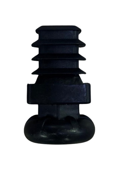 Cateksss 25x25 Mm Kademeli Plastik Rotil Ayak - Profil Ayağı Tezgah Ayarlı Ayak Siyah - 40 Lı Paket