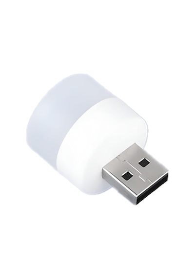 Spelt Usb Lamba Usb-a Gece Lambası Aydınlatma Dekoratif Mini Led Yumuşak Işık Gün Işığı Renk Açık Gri