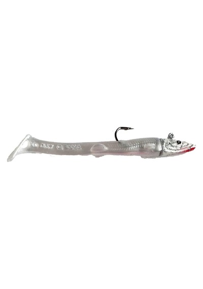 Naniwaosakashi V8 Jig 8cm 5.5gr Silikon Yem 3+5 Pearl Silver