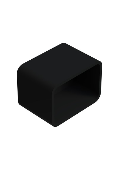 Cateksss 20x30 Mm Dış Profil Pabucu Siyah - 38 Li Paket