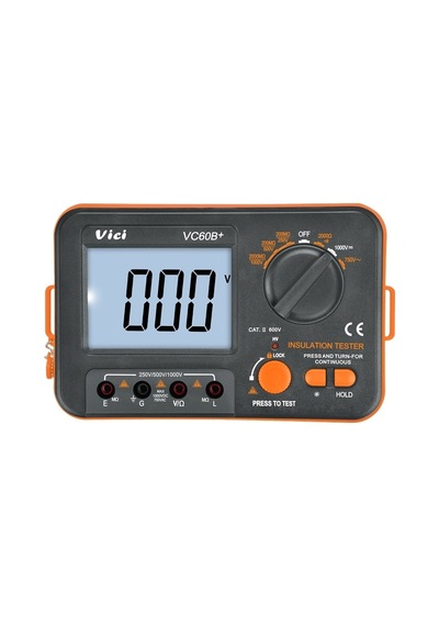 Vc60b + Dijital Yalıtım Direnci Test Cihazı Vıcı Megger Megohm Metre 250v 500v 1000v Yüksek Gerilim Ve Kısa Devre Giriş Alarmı