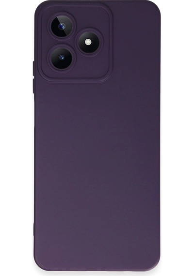 Uryport Realme C53 Kılıf Nano İçi Kadife Silikon - Mor