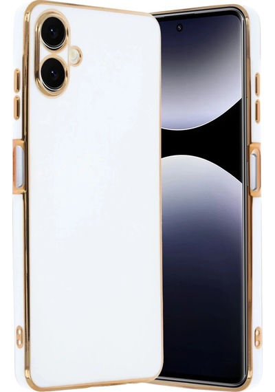 Hnrlıshp Newface Samsung Galaxy Uyumlu  A07 4g Volet Silikon - Beyaz