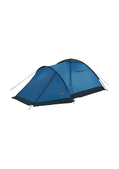 High Peak Ontario 3 Kişilik Kamp Çadırı, Mavi Beyaz - Kırmızı