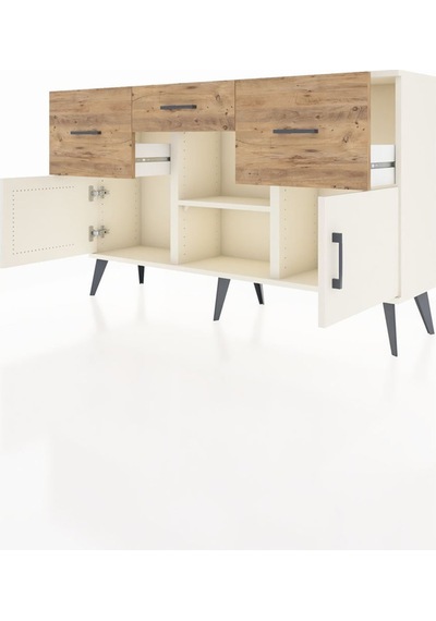 Arges Konsol Tek Raflı 3 Çekmeceli 3 Kapaklı 132x30x83 Aytaşı-aytaşı/çam Aytaşı/çam Arges Konsol Tek Raflı 3 Çekmeceli 3 Kapaklı 132x30x83 Aytaşı-aytaşı/çam Aytaşı/çam