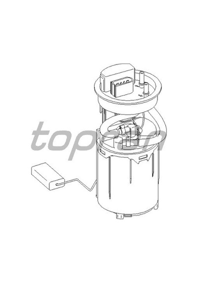 TOPRAN 110581001 Yakıt Pompası Komple (VW Golf  98-06  Audi A3 97-03  Tt 99-02)
