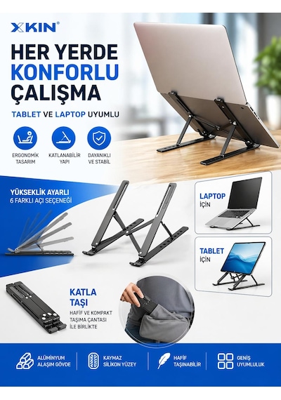 Samsung Galaxy Tab S7+ Plus Sm-t970 12.4'' Uyumlu Ergonomik Tablet Çalışma Seti Stand+klavye+mouse Diğer