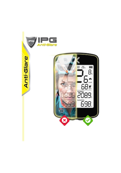 Xoss G/g+ Gen2 Gps Bisiklet Bilgisayarı Anti-glare Parlama Önleyici Mat Ekran Koruyucu 2 Adet