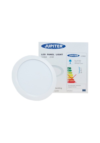 Jupıter 24w Eko Serisi Slim Led Panel Armatür - 6500k Beyaz Işık - Ld468-b