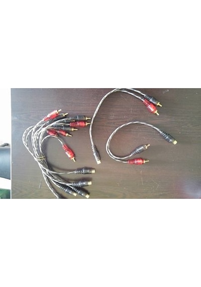 Amfi Kablosu Çoğaltıcı Rca Y Çatal Kablo