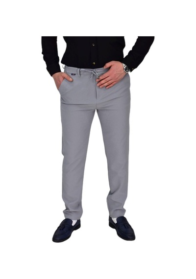 Erkek Beli Lastikli Jogger Pantolon Regular Fit Bgl-st04329 Gri Erkek Beli Lastikli Jogger Pantolon Regular Fit Bgl-st04329 Gri