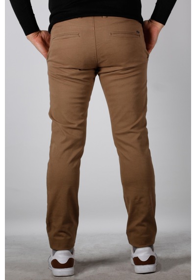 Erkek Chino Pantolon Slim Fit Dar Kesim Camel 1747 5594 Camel