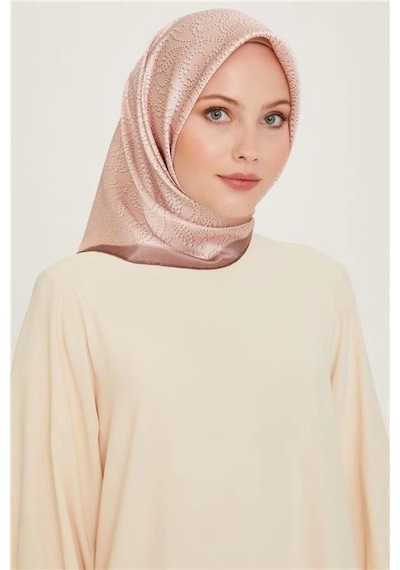 Armine Sura Saf İpek Eşarp 9246d 04 Vizon