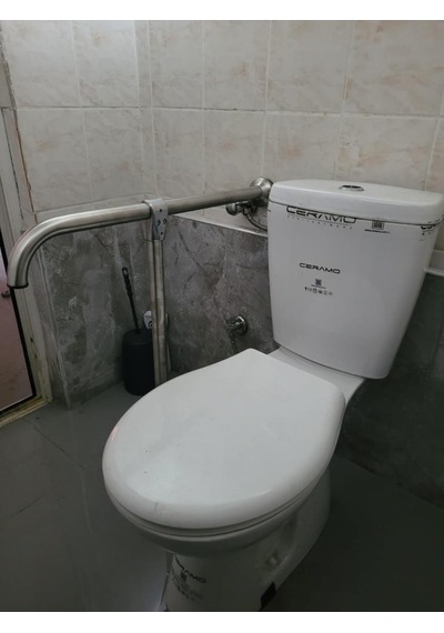Yeni T Engelli Tutunma Barı Banyo Wc Paslanmaz Mat Satine Yüzeyli Paslanmaz Çelik