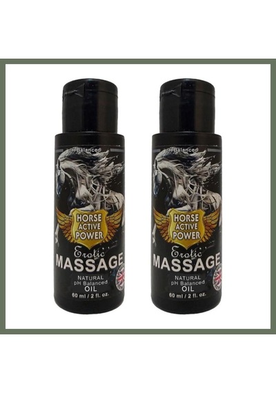 Bezos Hors Active Power Fantezili Etkilerde Vücut Masaj Yağı 60 Ml 2 Adet Bezos1