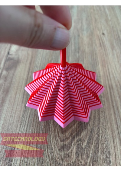 Hareketli Fidget Stress Yıldız Dönen Stres Oyuncağı, Dikkat Ve Odaklanma Oyuncağı Pembekırmızı
