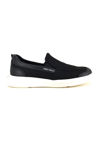 King Paolo F1182 Loafer Krakers - Siyah - Erkek Ayakkabı,tekstil Spor Ayakkabı-siyah Siyah