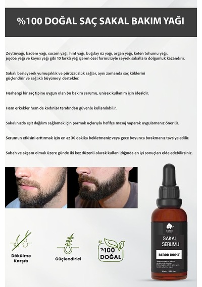 Tr 540 Titanyum İğneli Dermaroller - Saç Sakal Bakım Yağı Seti Siyah