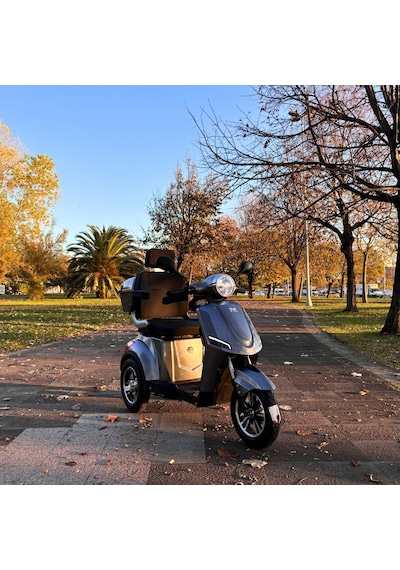 Volta Vm4 Neo Üç Tekerlekli Elektrikli Motosiklet 2024 Gri