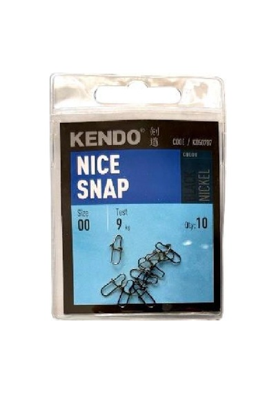Kendo Nice Snap Yapay Yem Klipsi10 Adet Rapala Klips No:00