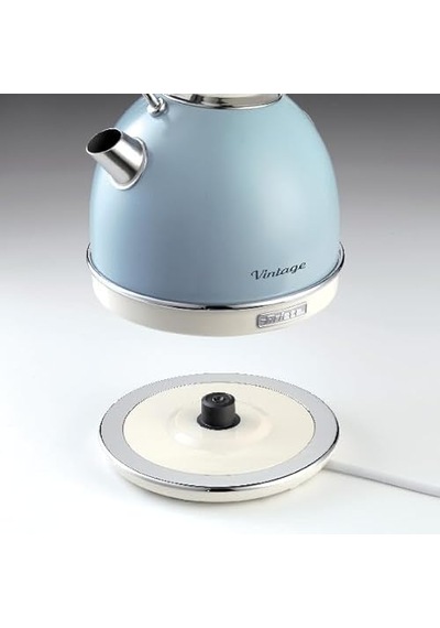 Ariete Vintage Dom Su Isıtıcı Mavi 2877/05 - Retro Kettle, 2000 W