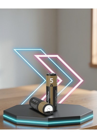 Aa Usb Şarjlı Yüksek Performanslı Lityum Pil 1.5v Sabit Güç 2'li