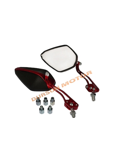 Mondial Mh Drift / Cg Serisi Modifiye Ayna Takımı Kırmızı 10Mm 8M